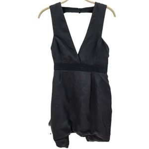 NWT Finders Keepers Women Size L Black Pinafore Dress